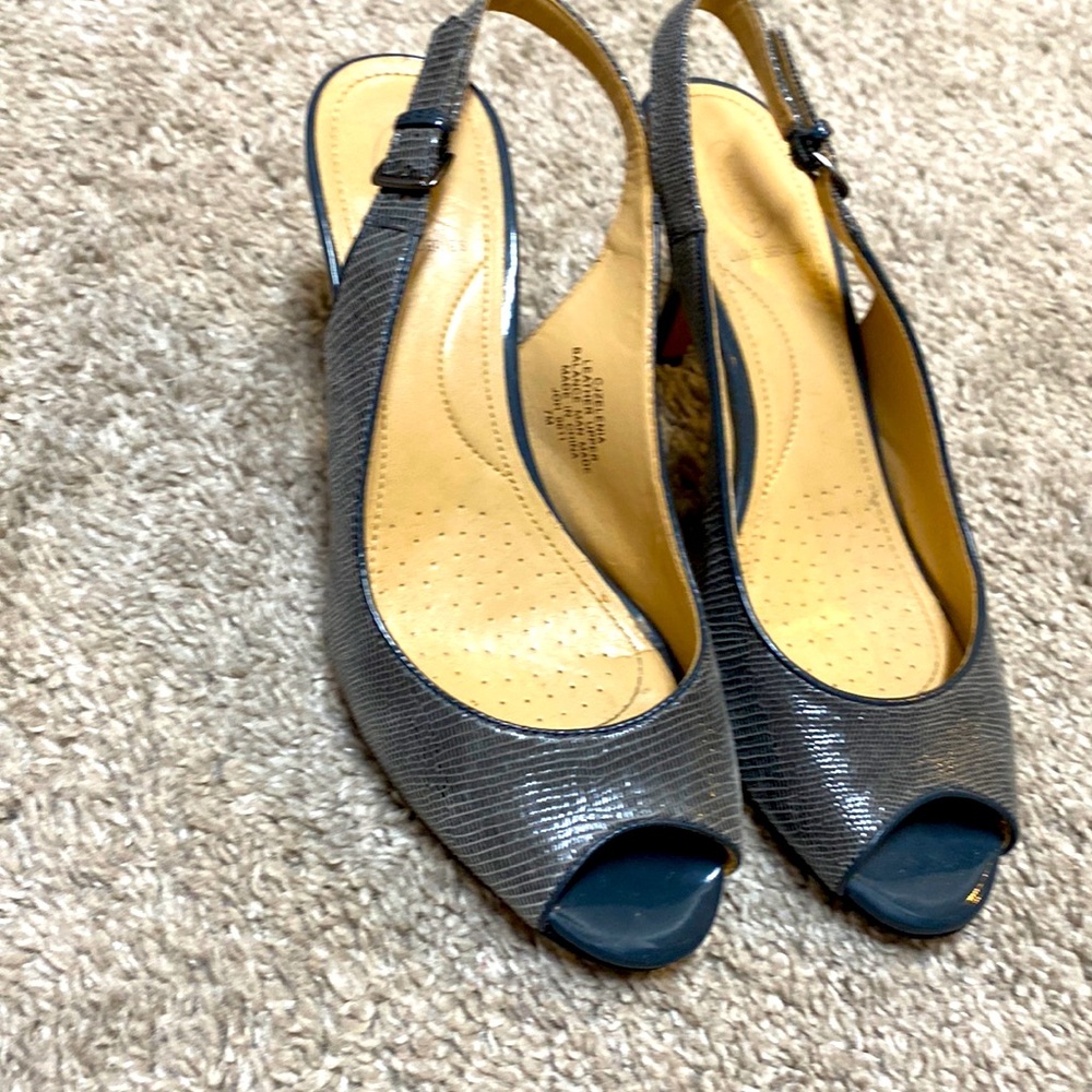 Circa by Joan and David peep toe sling backs - size 7
